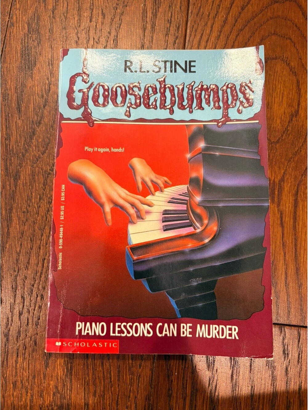 Piano Lessons Can Be Murder by R.L. Stine 1st Edition & Printing Goosebumps #13